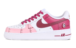 Nike Кроссовки Air Force 1 Shock Absorbers Low Top для скейтбординга, унисекс, фуксия 315122-111(team943-莓果比奇) | fuchsia