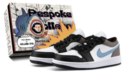 Jordan Баскетбольные кроссовки Air 1 Shock Absorbers Low Top Vintage унисекс коричневого цвета 553558-131（team1251北卡棕影-box） | umber
