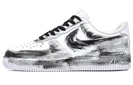 Nike Кроссовки Air Force 1 Gothic Knight с амортизацией, легкие, низкие, унисекс, черные, белые cw2288-111（team241-暗黑骑士） | black white