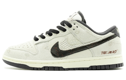Nike Кроссовки для скейтбординга Dunk с противоскользящим покрытием и износостойкими протекторами, легкие, унисекс, черные, белые, серые hv1800-101(team520-男女款巳蛇) | black white gray