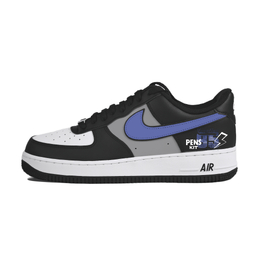 Nike Кроссовки Air Force 1 с низким верхом, устойчивые к истиранию, унисекс, черно-синие dv0788-001(team352-暗夜幻紫) | black blue