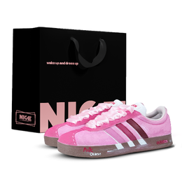 Adidas Кроссовки для скейтбординга VL COURT 2.0 Pink Satin Coast Lightweight Coverage Low Top, женские, темно-розовые js3003（team616-粉缎海岸sbox） | dark pink