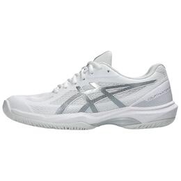 Asics Легкие женские кроссовки для бадминтона Gel Game 7, белые, серебристые 1072a112-102 | white silver