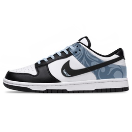 Nike Кроссовки для скейтбординга Dunk Ink Blue Tone с амортизацией, износостойкие, низкие, унисекс, синие, белые, черные dd1503-101（team1091 水墨蓝调 ） | sky blue
