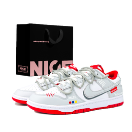 Кроссовки для скейтбординга Dunk, износостойкие, унисекс, светло-серые Nike, Light Gray hf5441-104(team169-量子霓虹ld) | light gray