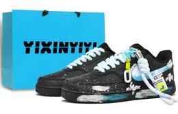 Nike Кроссовки для скейтбординга Court Vision Low с низким износом, унисекс, цвет черный, голубой dh2987-002(team400-粉粉云男女款青) | dessert green (shopping bag)