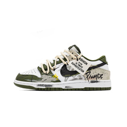 Nike Кроссовки для скейтбординга Dunk No Man's Land с амортизацией, износостойкие, унисекс, цвет хаки hf5441-102(team1027-无人区) | khaki