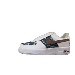 Nike Кроссовки Air Force 1 с низким верхом для скейтборда, износостойкие, белые, унисекс dd8959-100(team395-xtt24058) | white