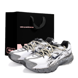 Nike Кроссовки для бега Initiator с амортизацией, износостойкие, дышащие, унисекс, белые, серые 394055-100(team1326-废土行者xbox) | white gray