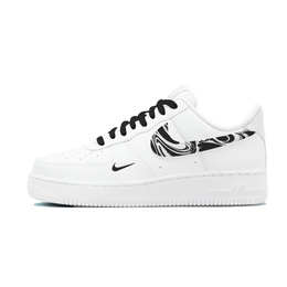 Nike Кроссовки Air Force 1 с низким верхом, амортизирующие, противоскользящие, износостойкие, для скейтбординга, унисекс, белые hf0022-100(team676-斑斓海) | white