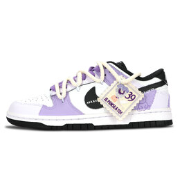 Nike Кроссовки для скейтбординга Dunk Dreamy Purple To Complete Dreams, устойчивые к истиранию, низкие, унисекс, фиолетовые dd1391-100（team883-幻紫补梦） | purple