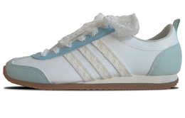 Adidas VS JOG 2.0 дышащие и легкие низкие повседневные кроссовки унисекс, синие и белые ji2434(team417-芭蕾续集) | blue white