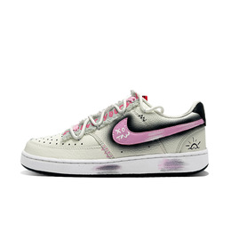 Nike Кроссовки для скейтбординга Court Vision 1 Sunset разноцветные, износостойкие, низкие, унисекс, бежево-розовые dm1187-101(team668-落日缤纷） | beige pink