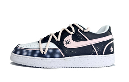 Nike Кроссовки Court Vision 1 с низким верхом, устойчивые к истиранию, унисекс, черно-розовые dh2987-101（team1337-粉果气泡） | black