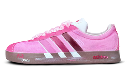 Adidas Кроссовки для скейтбординга VL COURT 2.0 Pink Satin Coast Lightweight Coverage Low Top, женские, темно-розовые js3003（team616-粉缎海岸） | dark pink