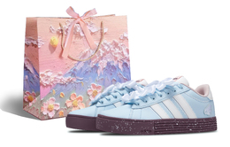 Adidas Кроссовки для скейтбординга Daily 4.0 Angel Wings, износостойкие, низкие, унисекс, светло-голубые jr0080(team420-天使之翼礼袋) | light blue