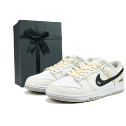 Nike Кроссовки для скейтбординга Dunk LOW Sand Dune, устойчивые к истиранию, унисекс, бежево-желтые hf5441-105(team695-沙丘2) | ecru