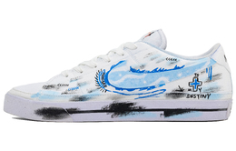 Nike Износостойкие низкие кроссовки для скейтборда Court Legacy, унисекс, белые, синие dh3162-100（team211-星尘激涌） | white blue