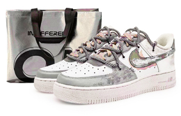 Nike Кроссовки Air Force 1 EIGHT% № 9 с термо-износостойким покрытием, низкие, для скейтбординга, унисекс, красные, серые cw2288-111(team131-第九号 红s) | red gray