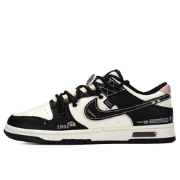 Nike Кроссовки для скейтбординга Dunk Crimson Zone, износостойкие, низкие, унисекс, черно-розовые dd1503-101（team1225-绯色地带） | black pink