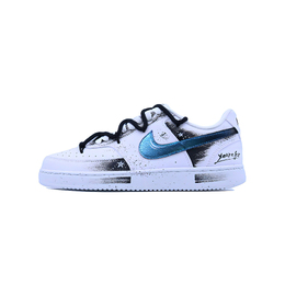 Nike Кроссовки Court Vision 1 Novelty Point, Heartfelt Wish, износостойкие, низкие, для скейтбординга, унисекс, черные, белые, синие dh2987-101(team779- 男女 心语心愿) | black white blue