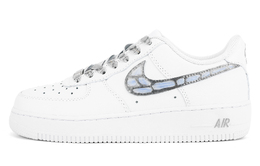 Nike Кроссовки Air Force 1 для скейтбординга, износостойкие, белые, унисекс 315122-111(team943-镂月青瓷) | white