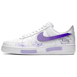 Nike Кроссовки Air Force 1 Starry Sky Coverage с амортизацией, износостойкие, низкие, для скейтбординга, унисекс, светло-фиолетовые cw2288-111(team770-星空) | light purple