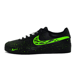 Nike Кроссовки для скейтбординга Court Shot Green Shadow Step, износостойкие и легкие, унисекс, неоново-зеленые fq8146-001-（team885-绿影步） | neon green