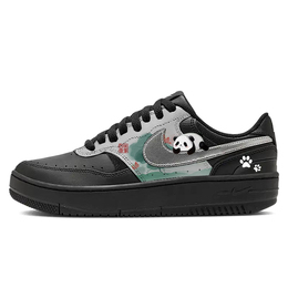 Nike Кроссовки для скейтбординга Gamma Force с противоскользящим покрытием, износостойкие, женские, черные hq1674-001(team181-荷塘熊猫 ) | black