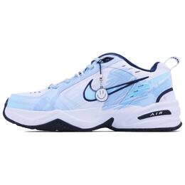 Nike Кроссовки Air Monarch 4 White Navy Sea Salt Bubble SDS, устойчивые к истиранию, массивные, унисекс, белые, синие 415445-102(team168-海盐气泡) | white