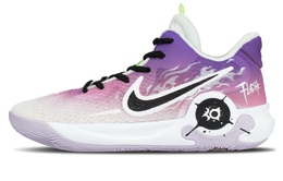 Nike Баскетбольные кроссовки KD Trey 5 IX Flowing Sakura, износостойкие, винтажные, средний верх, унисекс, фиолетовые dj6922-100（team1086-流樱） | purple