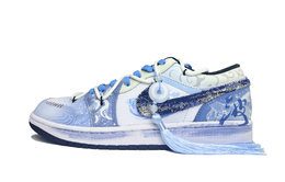 Jordan Баскетбольные кроссовки Air 1 Vintage, унисекс, низкие, светло-голубые 553558-132（team1337-春波淮南） | light blue