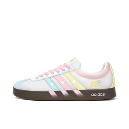 Adidas Кроссовки для скейтбординга VL COURT 2.0 с амортизацией, износостойкие, низкие, унисекс, белые id6015（team849-彩虹星） | white