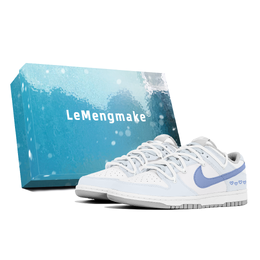 Nike Кроссовки для скейтбординга Dunk Lemon Joy, износостойкие, синие, женские dd1503-103(team778-蓝屏心动s-box) | white