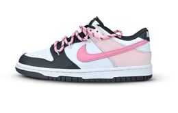 Nike Легкие низкие кроссовки для скейтбординга Dunk Pink Trace с амортизацией унисекс розового цвета dd1503-101（team616-粉影迹) | pink