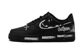 Nike Кроссовки для скейтбординга Air Force 1 Low Top унисекс, черные, белые cw2288-001(team140-哥特废墟) | black white