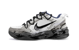 Кроссовки Air Monarch 4 Dull Medium с износостойкой подошвой, унисекс, черно-серые Nike, Black Gray 415445-102（team296-灰暗介质） | black gray