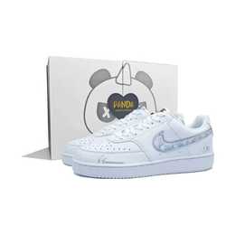 Nike Кроссовки Court Vision 1 White Moonlight Box с низким верхом, устойчивые к истиранию, унисекс, белые dh2987-101(team591-白月光礼盒） | white