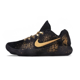 Nike Баскетбольные кроссовки Hyperdunk 2017 Golden Dragon с низким верхом, устойчивые к истиранию, унисекс, черно-золотые ih0634-070（team635-金龙） | black gold