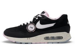 Nike Кроссовки Air Max 1 с защитой от истирания, низкие, повседневные, унисекс, цвет: черный, синий, розовый fb9647-001(team734-黑莓force) | black blue pink