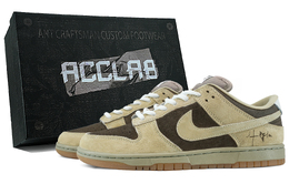 Кроссовки для скейтбординга Dunk SB Low Pro, устойчивые к истиранию, унисекс, цвет мокко Nike, Mocha hj0367-200（team975-404-礼盒） | mocha