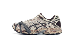 Asics Кроссовки Gel Flux 4 с низким верхом, устойчивые к истиранию, унисекс, бежевые, белые, коричневые 1011a614-200（team1182-1900修补匠） | beige white brown