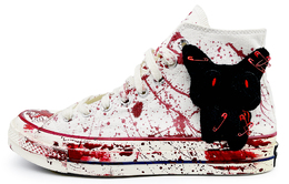 Converse Кроссовки Chuck 70 Canvas унисекс с высоким берцем, красные 162056c(team131-黑兔叽) | black white red