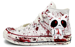 Converse Кроссовки Chuck 70 Canvas унисекс с высоким берцем, красные 162056c(team131-白兔叽) | white red