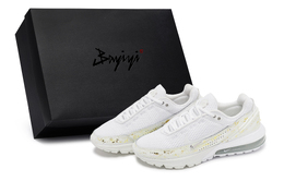 Nike Кроссовки Air Max Pulse Fallen Feather Gold, износостойкие, повседневные, низкие, женские, белого, золотого, бежево-желтого цветов fd6409-101(team80-女款落羽金黄s-box) | white gold beige yellow