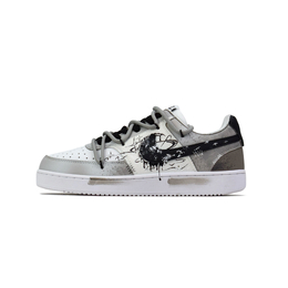 Nike Кроссовки Court Vision 1 с низким верхом, устойчивые к истиранию, унисекс, черные, белые, серые dh3158-101（team462-月影迷踪） | black white gray