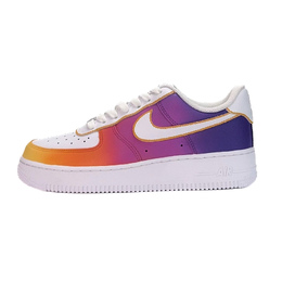 Nike Кроссовки Air Force 1 ослепительно-цветные, устойчивые к истиранию, низкие, для скейтбординга, унисекс, белые, красные cw2288-111(team935-炫彩空袭) | white red