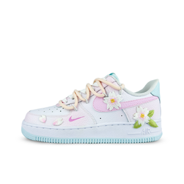 Nike Женские кроссовки для скейтбординга Air Force 1 Spring Bubble, устойчивые к истиранию, розовые ih0640-161（team1249-春日气泡） | pink