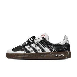 Adidas Кроссовки для скейтбординга VL COURT 2.0 IC77 Street Graffiti, износостойкие, низкие, унисекс, черные, белые hq1802(team632-街头涂鸦) | black white