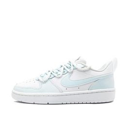 Nike Кроссовки для скейтборда Court Borough 2 Blue Yunge Coverage, устойчивые к истиранию, низкие, унисекс, сине-белые bq5448-100(team1118-碧落云歌) | blue white
